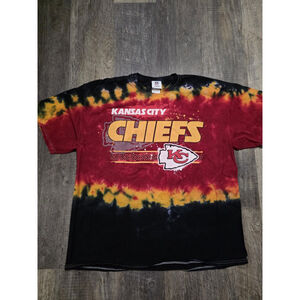 Kansas City Cheifs Tie-Dye SIze 2XL NFL Shirt